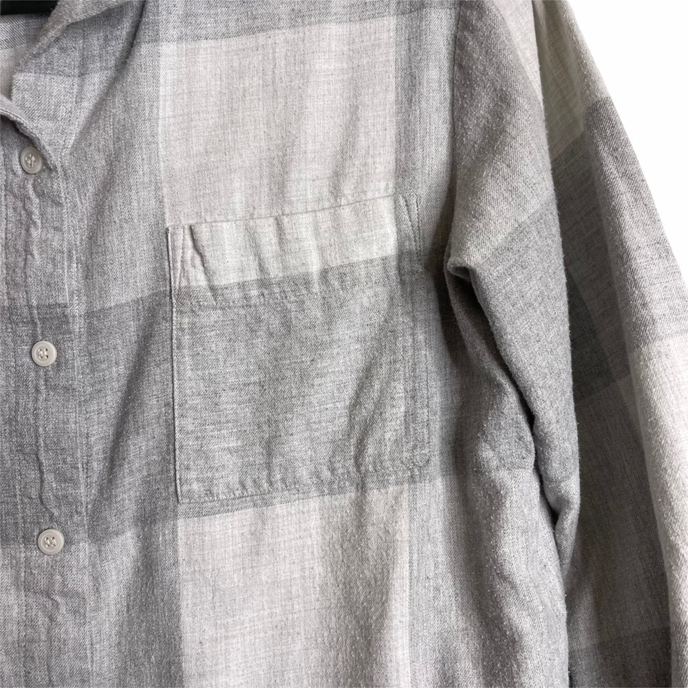 3/15 sale! COS Windowpane Plaid Button Up Top XS - Picture 5 of 11